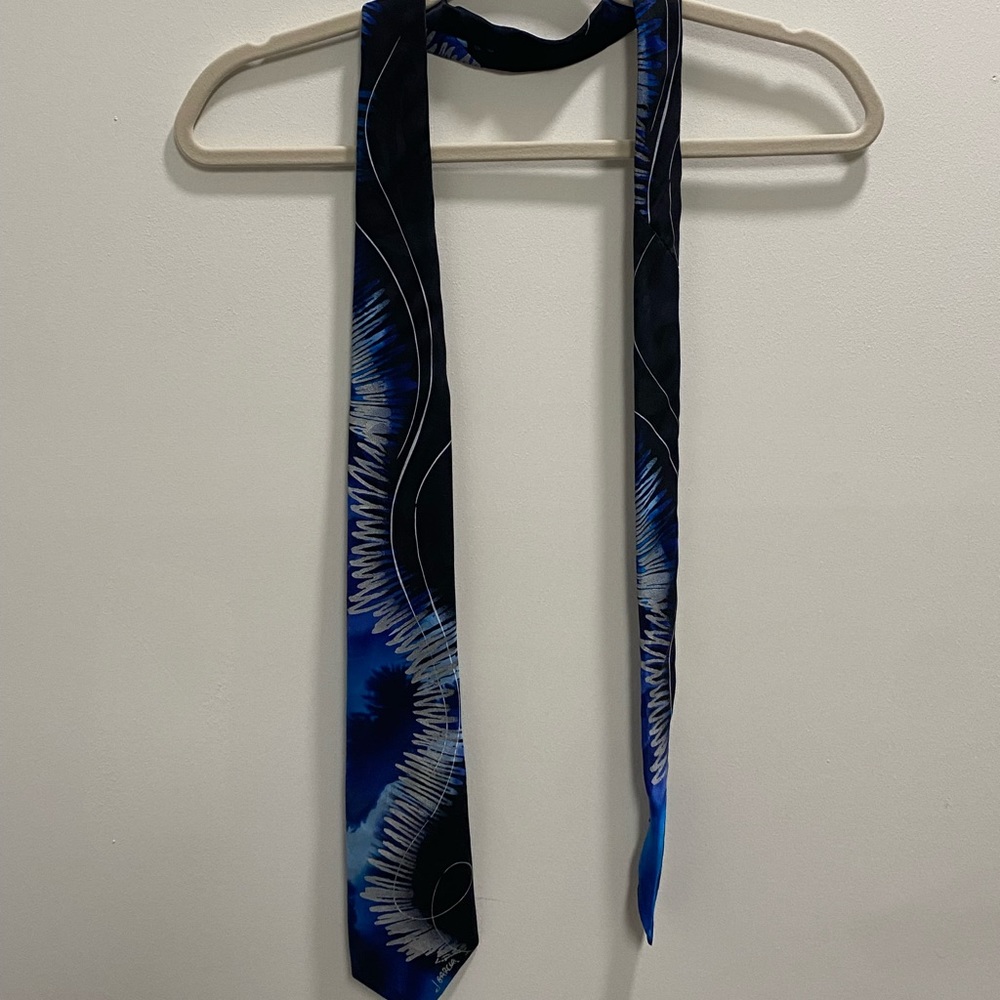 Blue/Silver/Black Jerry Garcia Tie - Birdland Signature Collection